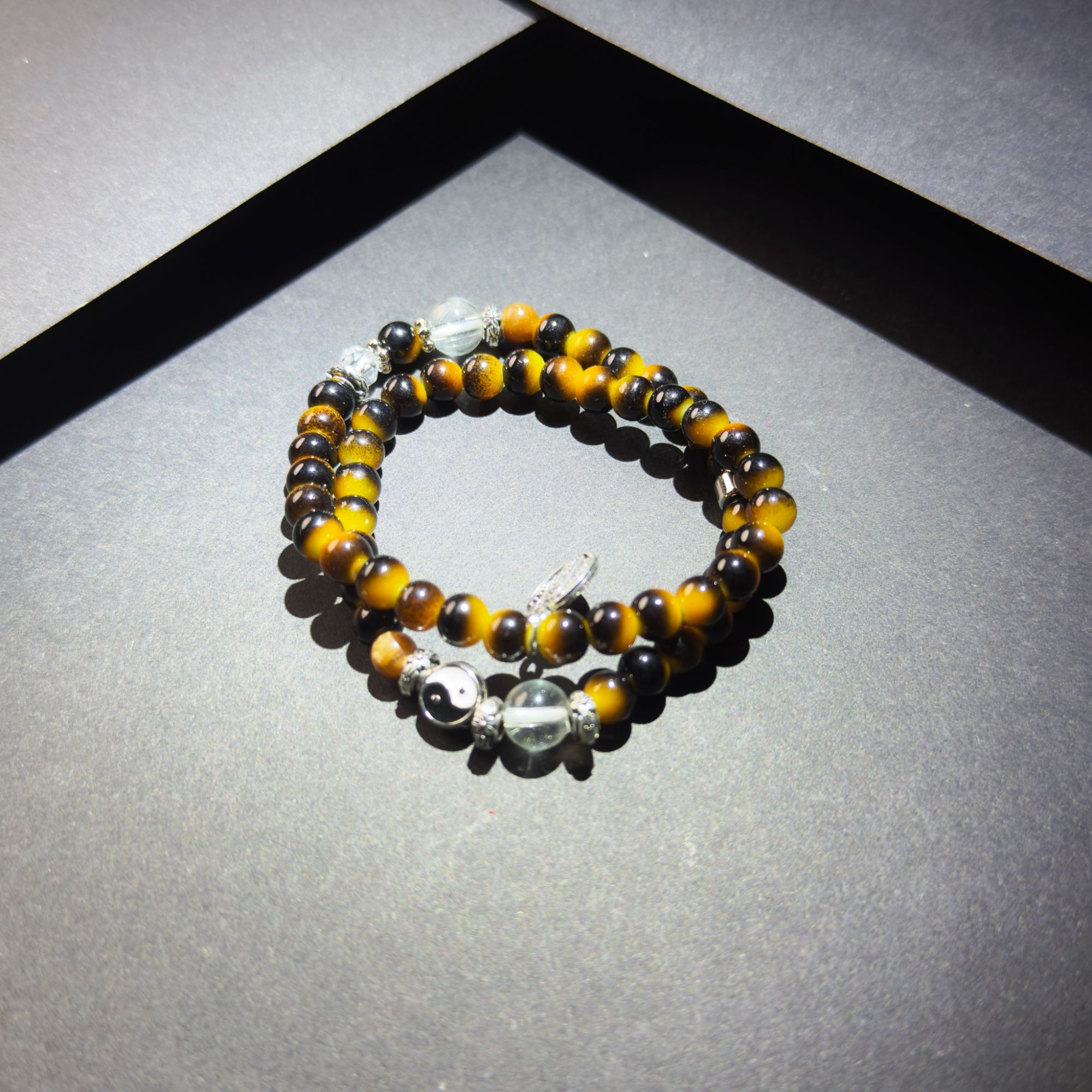 手链 DG 1183 双层虎眼手链（无礼盒）