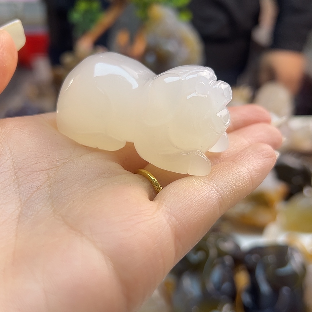 玛瑙/玉髓未镶嵌吊坠(不含链)