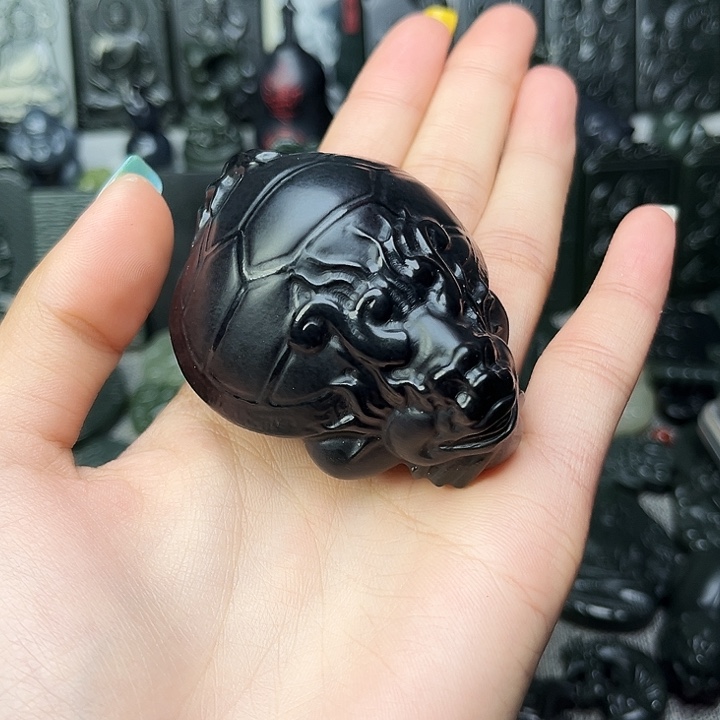 和田玉（墨玉）把件未镶嵌爷***韩