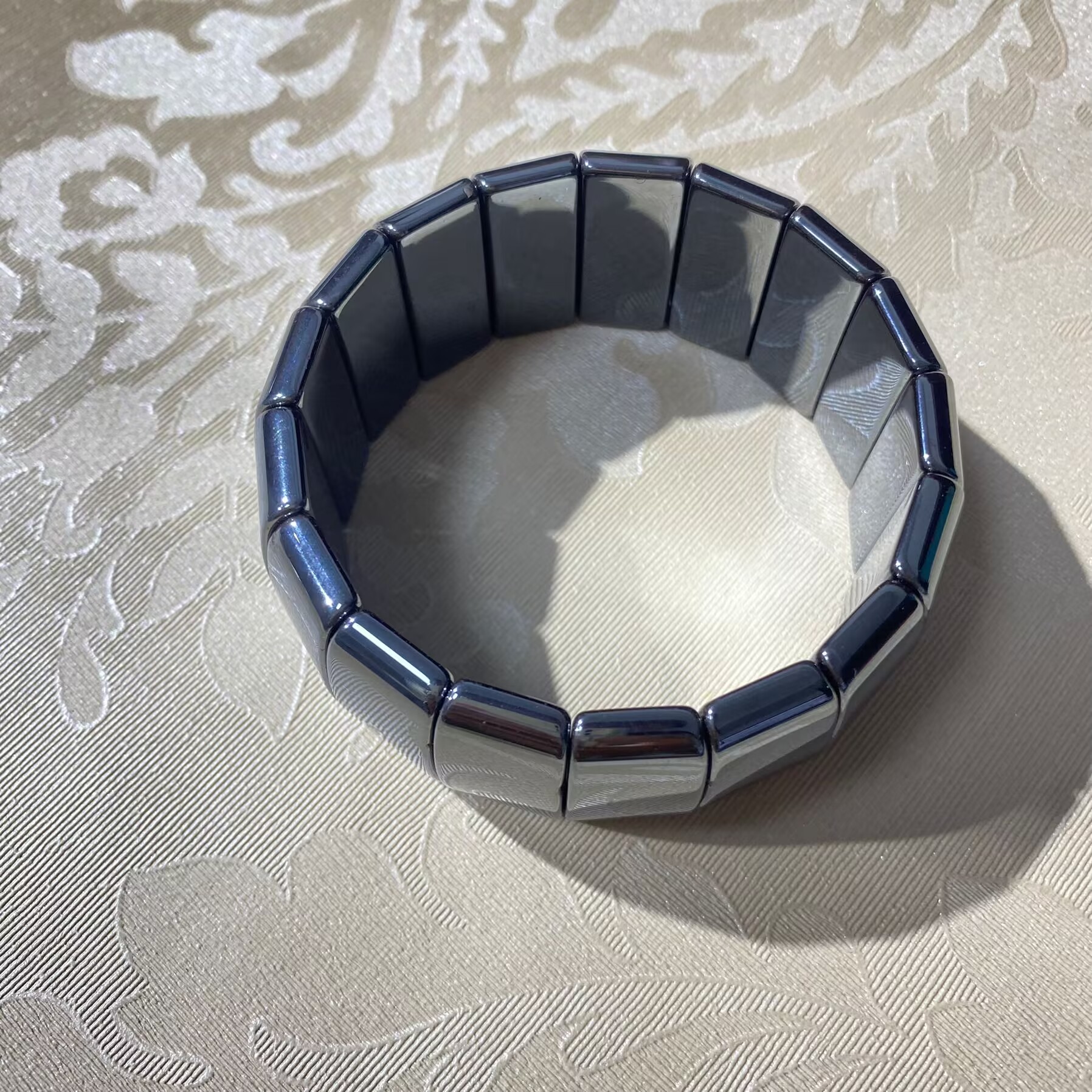 非金属珐琅手链 K6044   黑色手链精选饰品