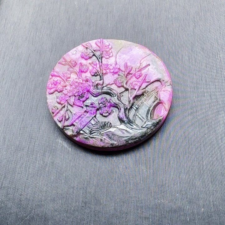 苏纪石（舒俱来）未镶嵌圆牌