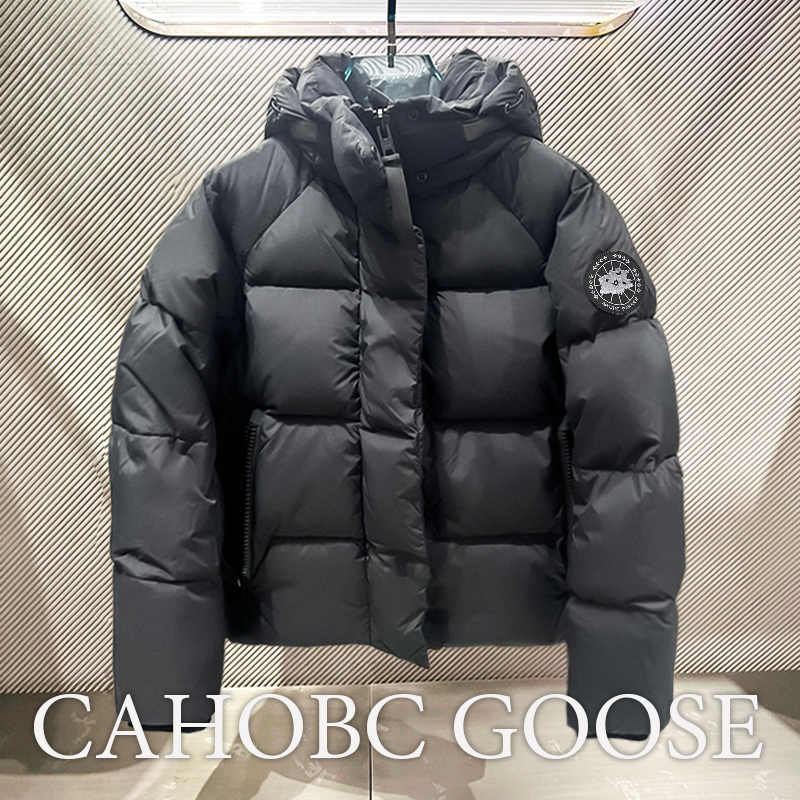 CAHOBC  GOOSE羽绒服男泡芙面包服冬季2025新款加厚防风外套女
