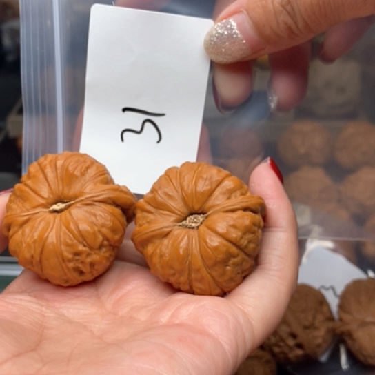 桃核吊坠礼*天31南瓜墩狮子