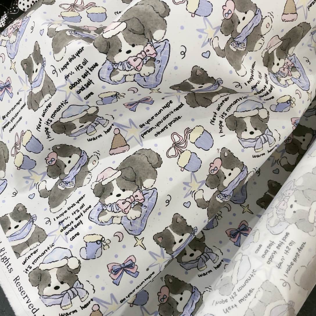 一米价纯棉50支高密斜纹1.5米宽果子布地卷