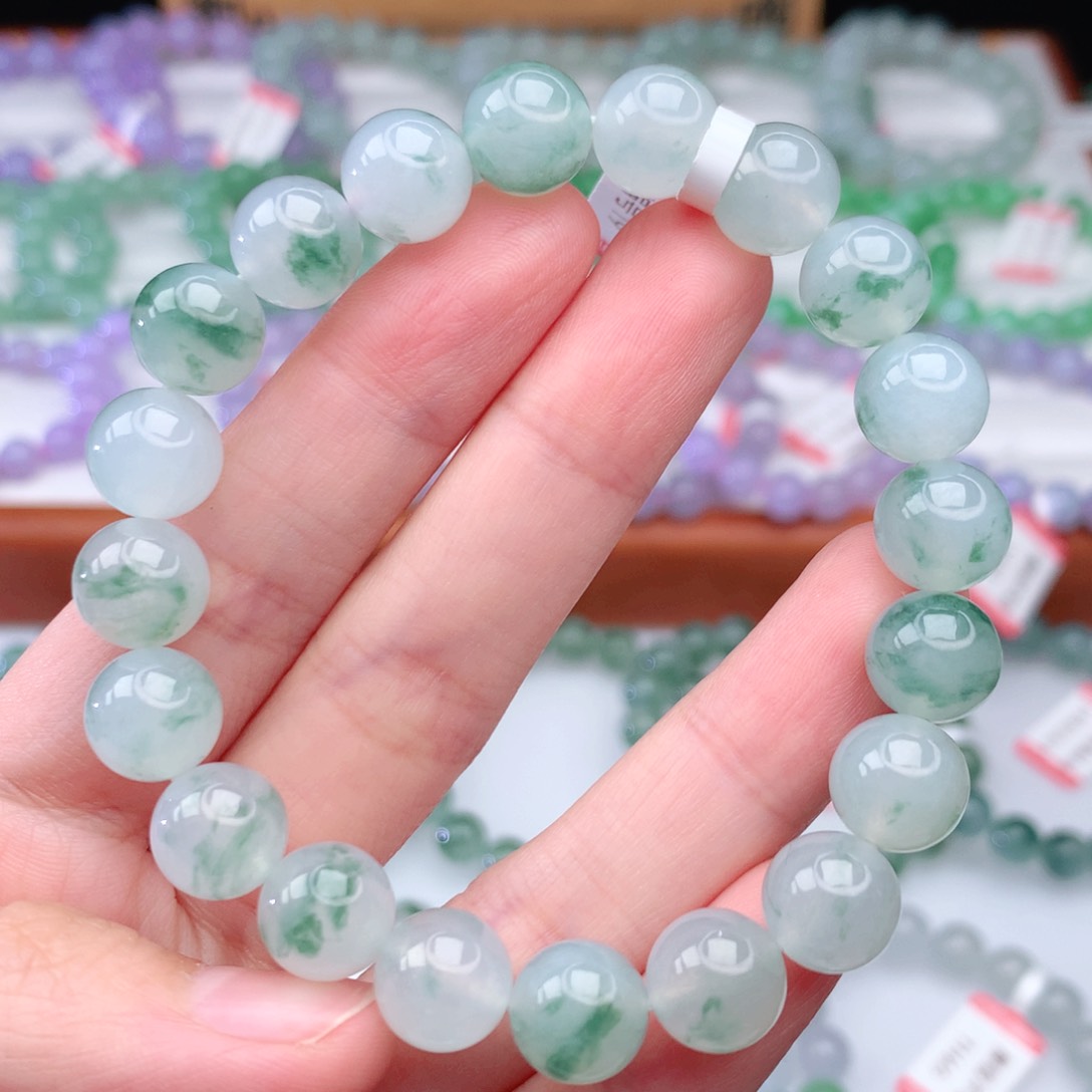 翡翠手链未镶嵌翡翠10mm