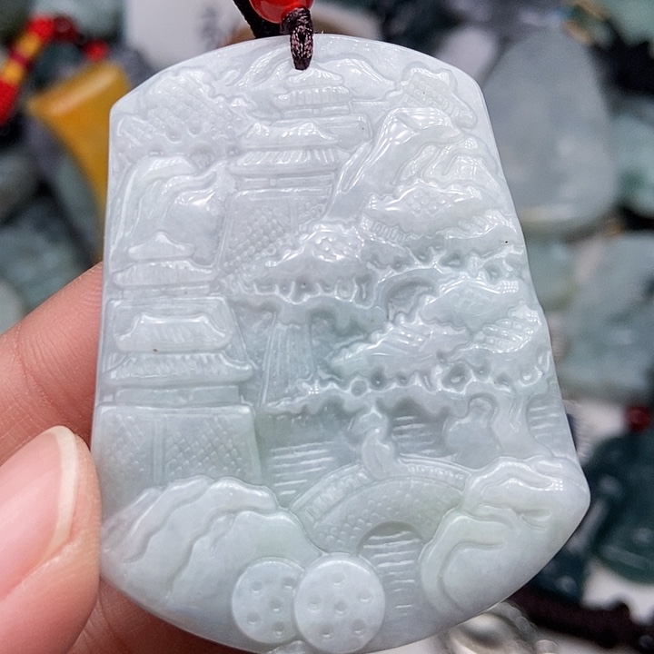 颈饰未镶嵌翡翠翡翠