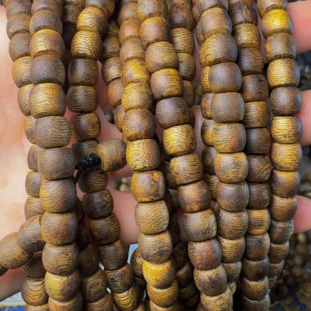 沉香手串陆河老型鼓珠卡七多样性发一