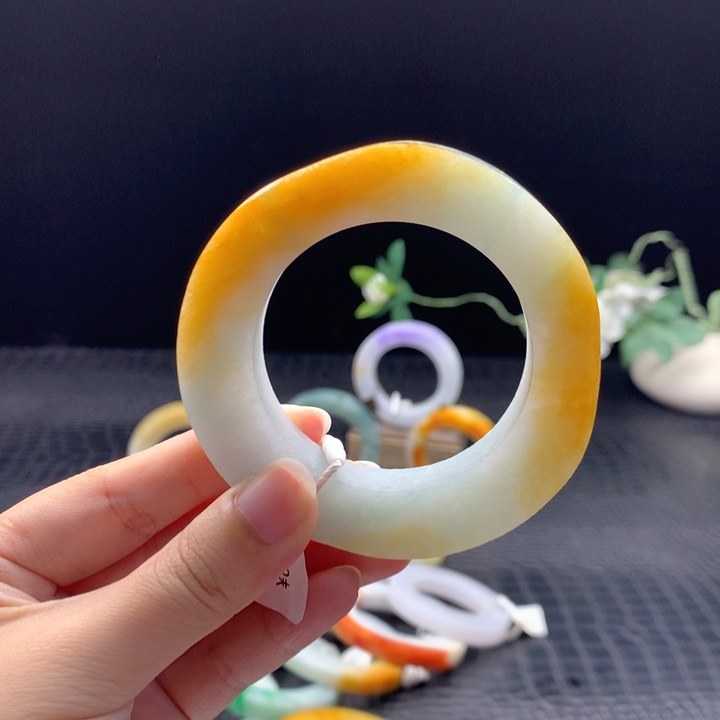未镶嵌手镯翡翠手镯定制定制翡翠