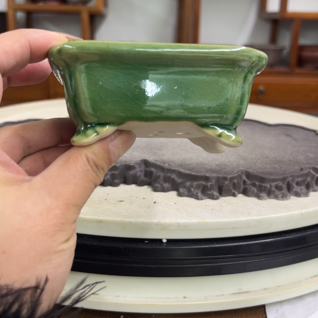 紫砂花盆瑕疵3.5-9.5-7.5