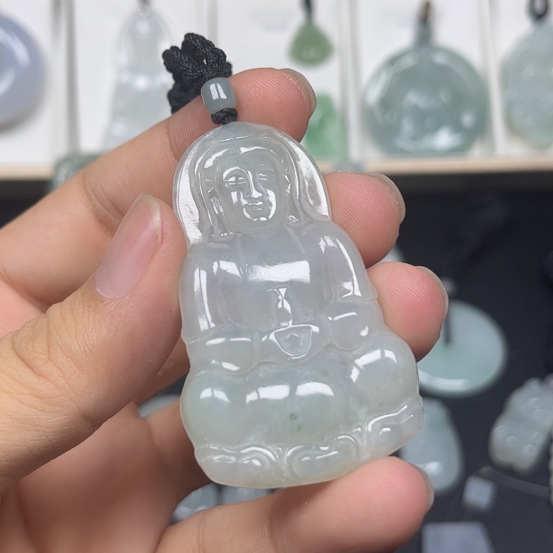 颈饰未镶嵌翡翠缅甸天然翡翠