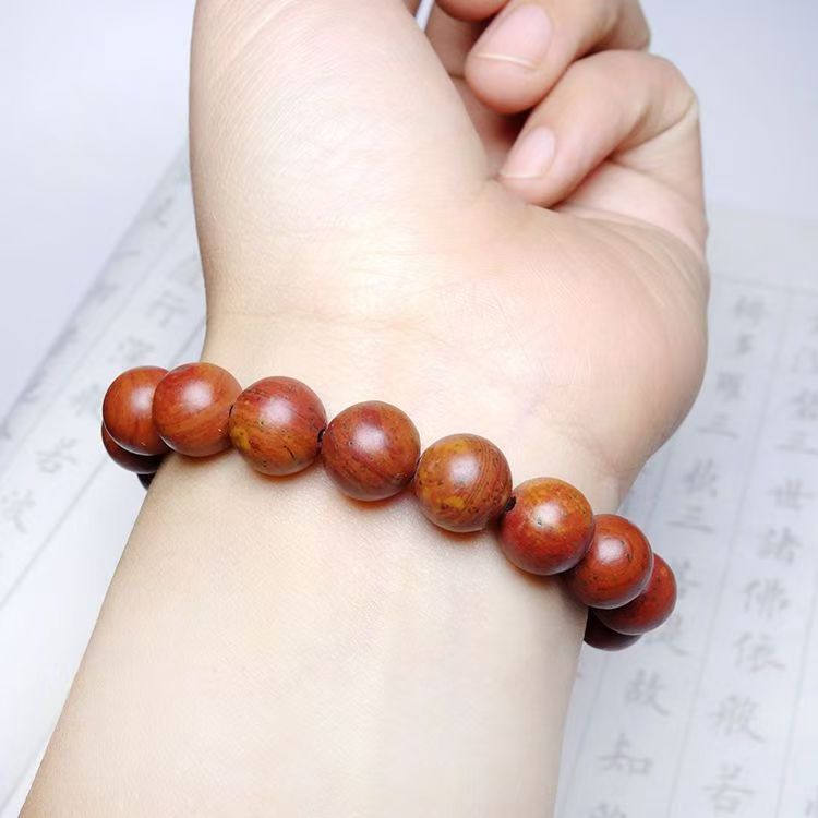 【泗水砭石】正宗泗水砭石养生手链100%正品泗滨砭石红砭石真品