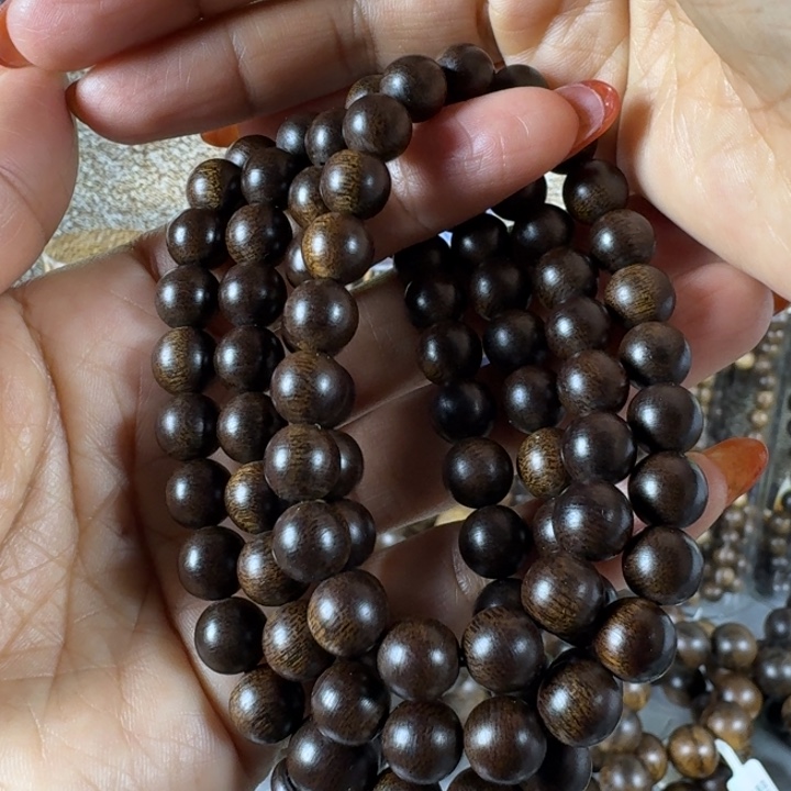 沉香手串健****斌白棋玉话