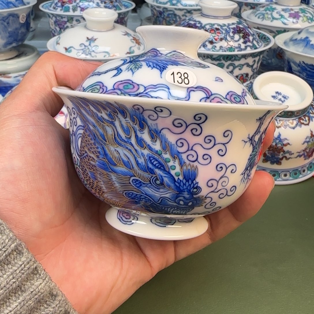 彦祖纯手工手绘茶具138