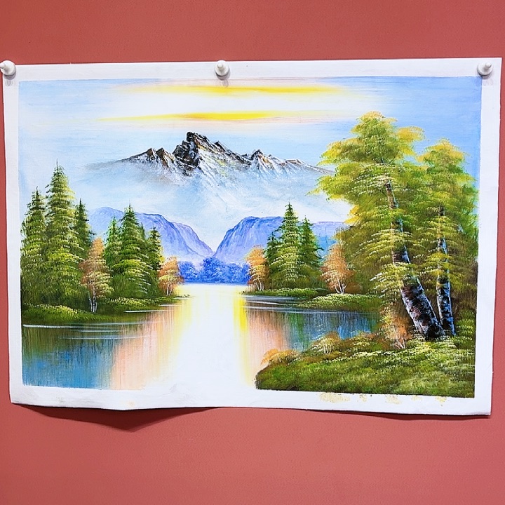 油画刘文桂老师油画作品朵