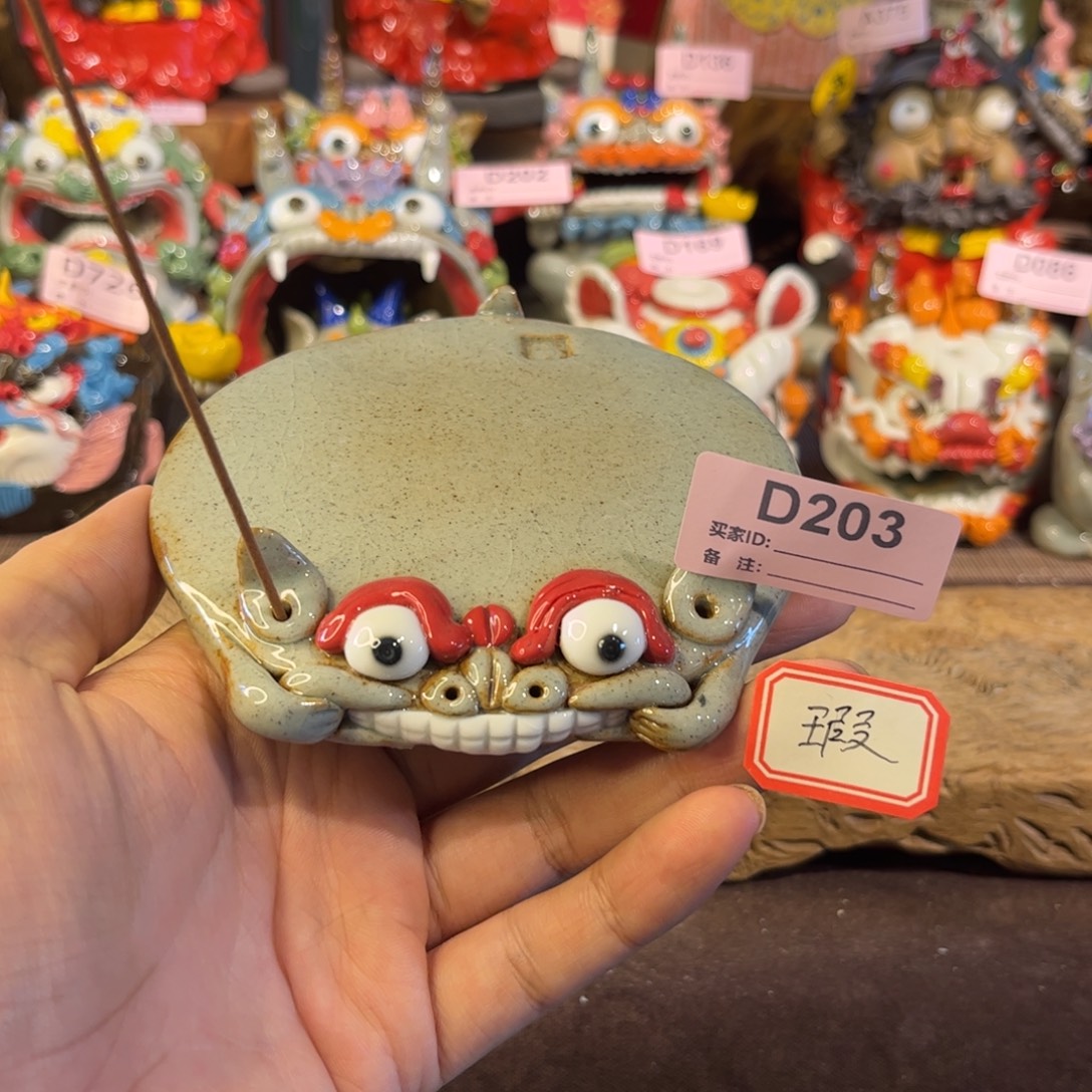 泥塑纯手工茶宠摆件