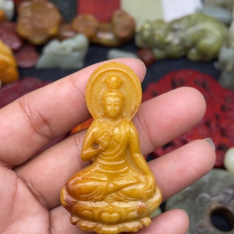 和田玉颈饰未镶嵌123