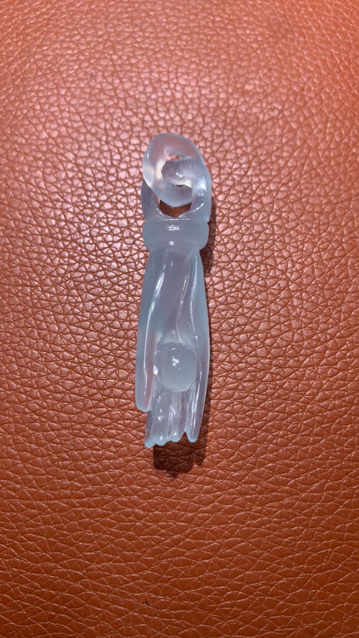 吊60   带吊环蓝掌上明珠吊坠