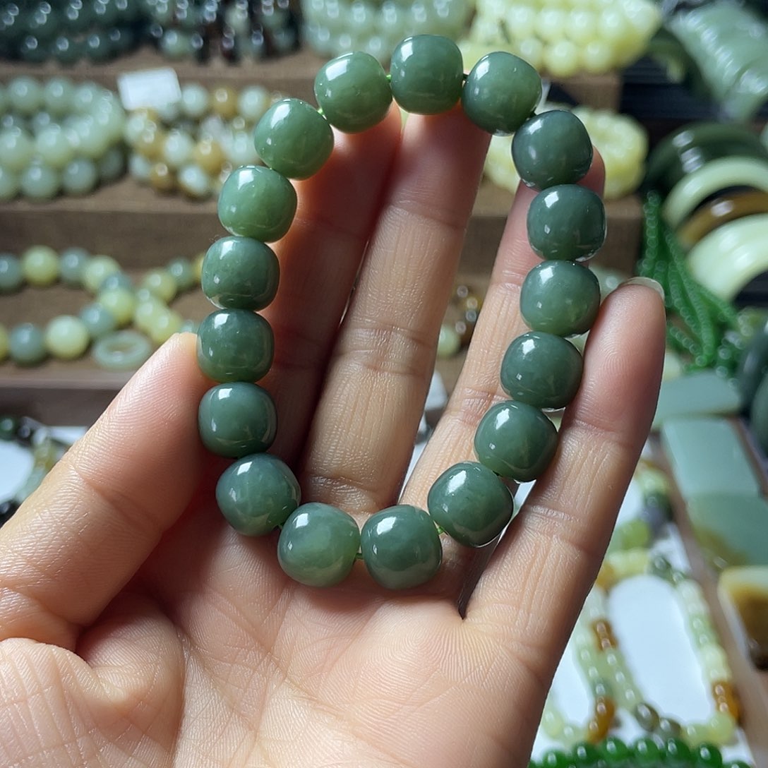 和田玉手链未镶嵌