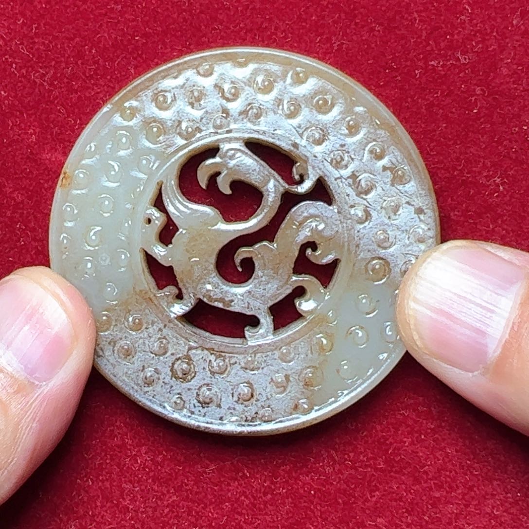 和田玉未镶嵌挂件随*