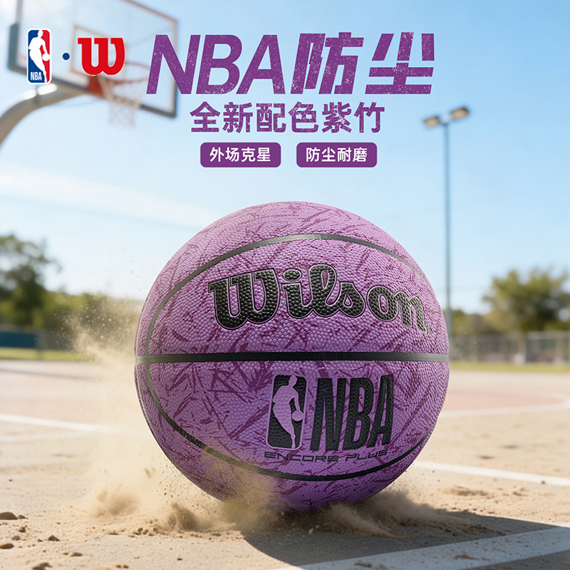 Wilson威尔胜篮球官方正品7号室内外防尘成人专用NBA ENCORE PLUS