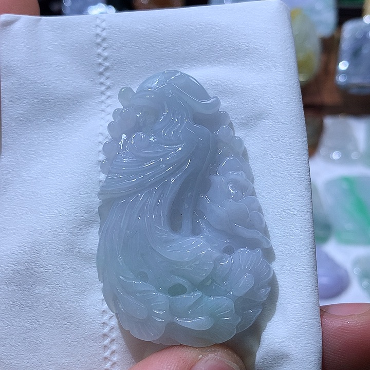 翡翠颈饰未镶嵌挂件