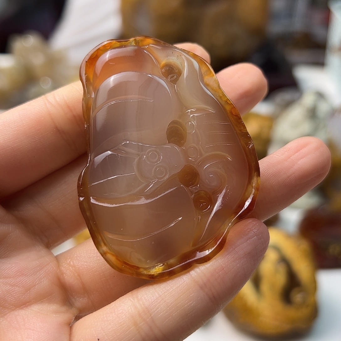 未镶嵌颈饰玛瑙/玉髓