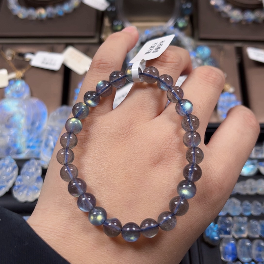 长石手串未镶嵌包*7左右