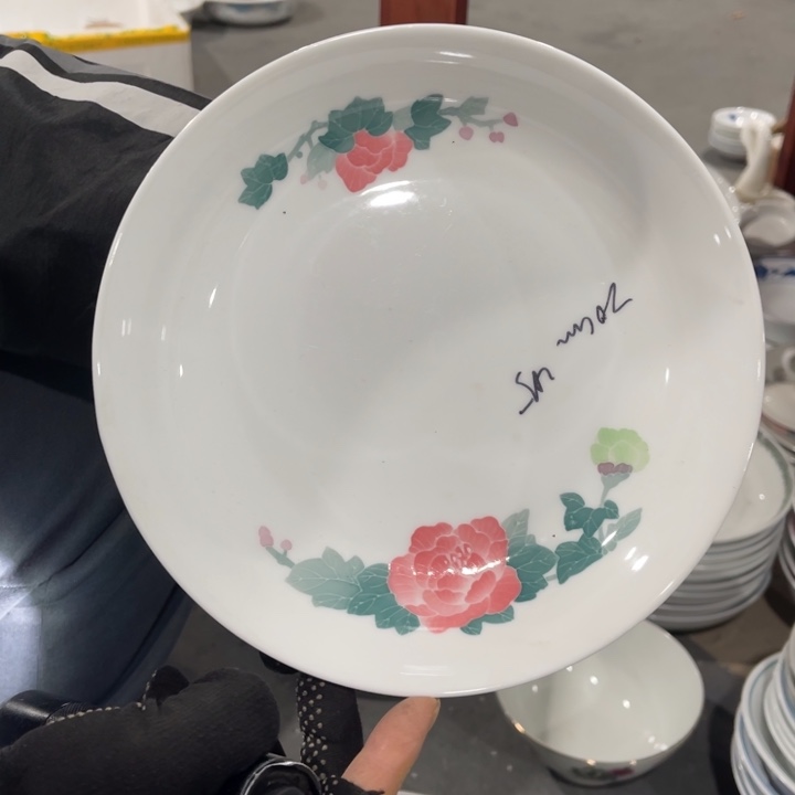 醴陵高温瓷釉下手绘8寸