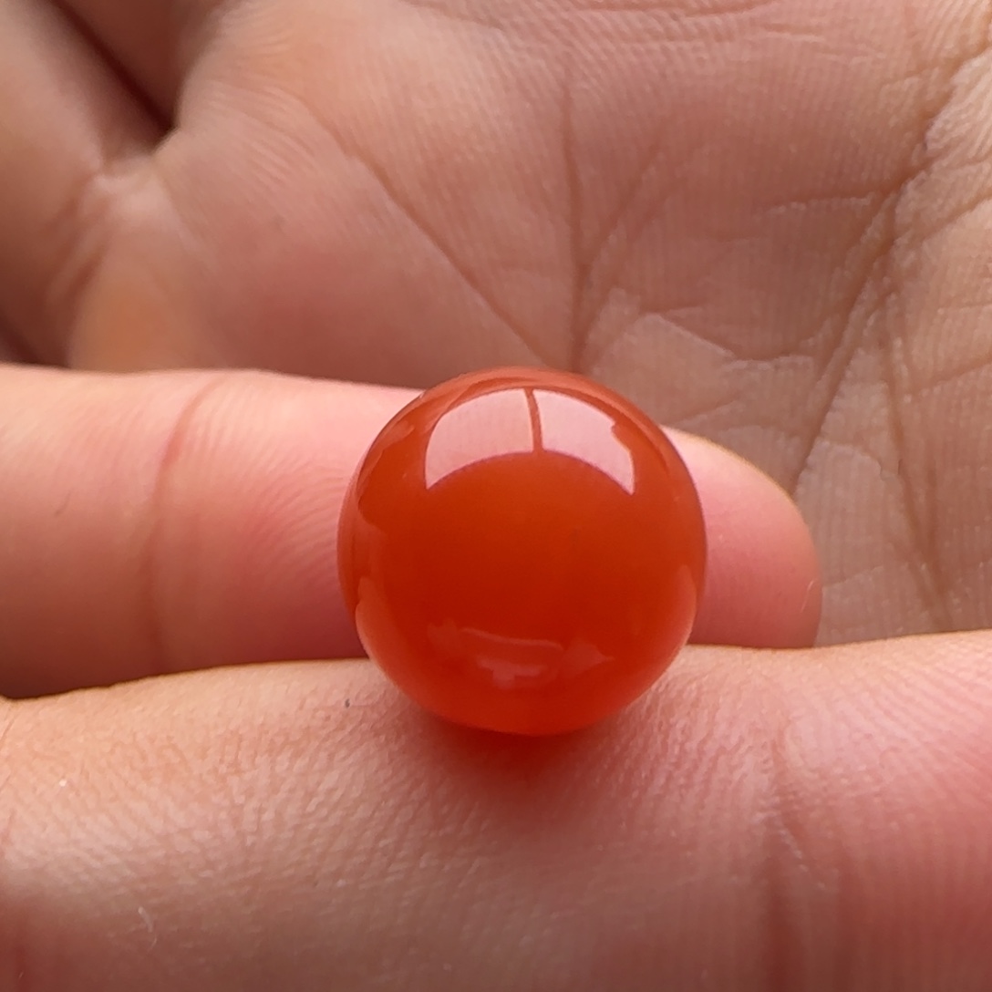 南红玛瑙圆珠10.9未镶嵌