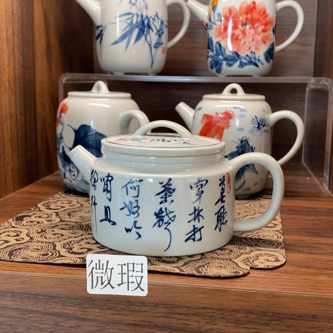 釉下彩手工绘制手工绘制