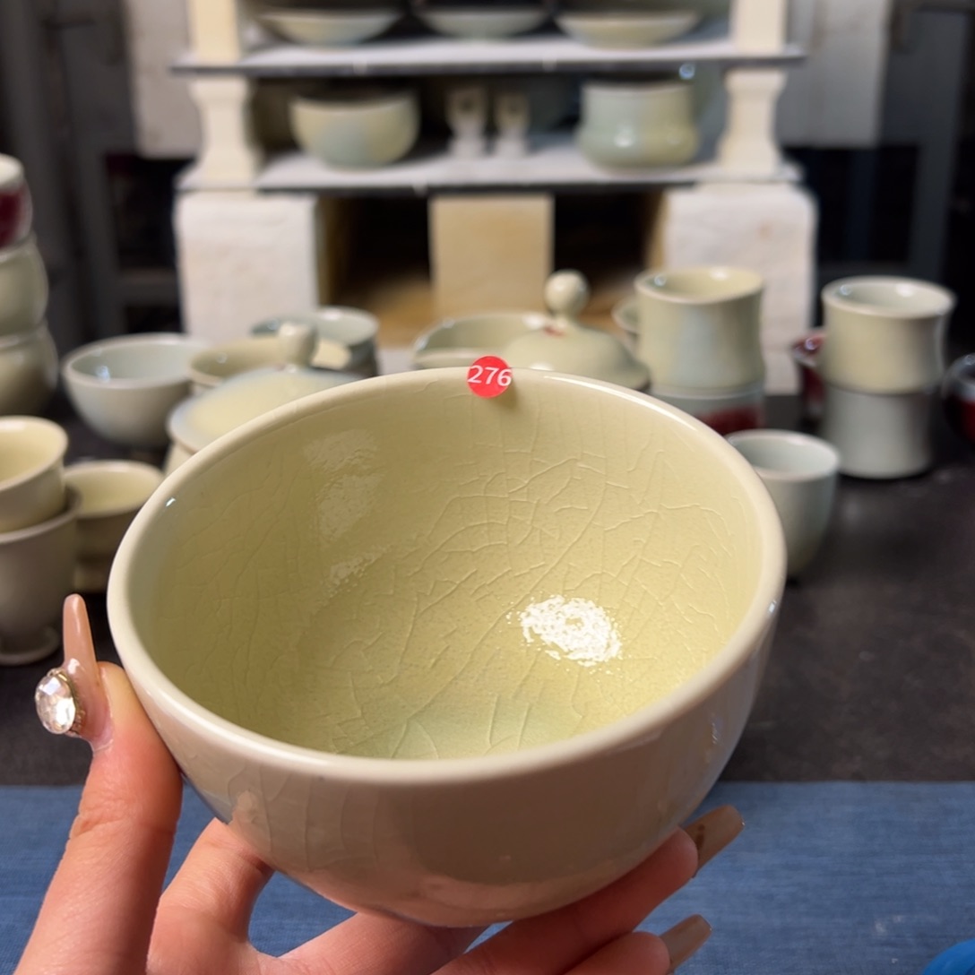 瓷片微瑕碗纯手工