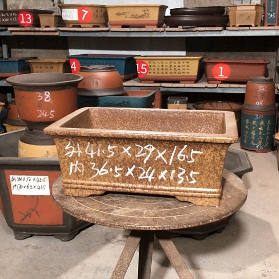 紫砂紫砂花盆包邮