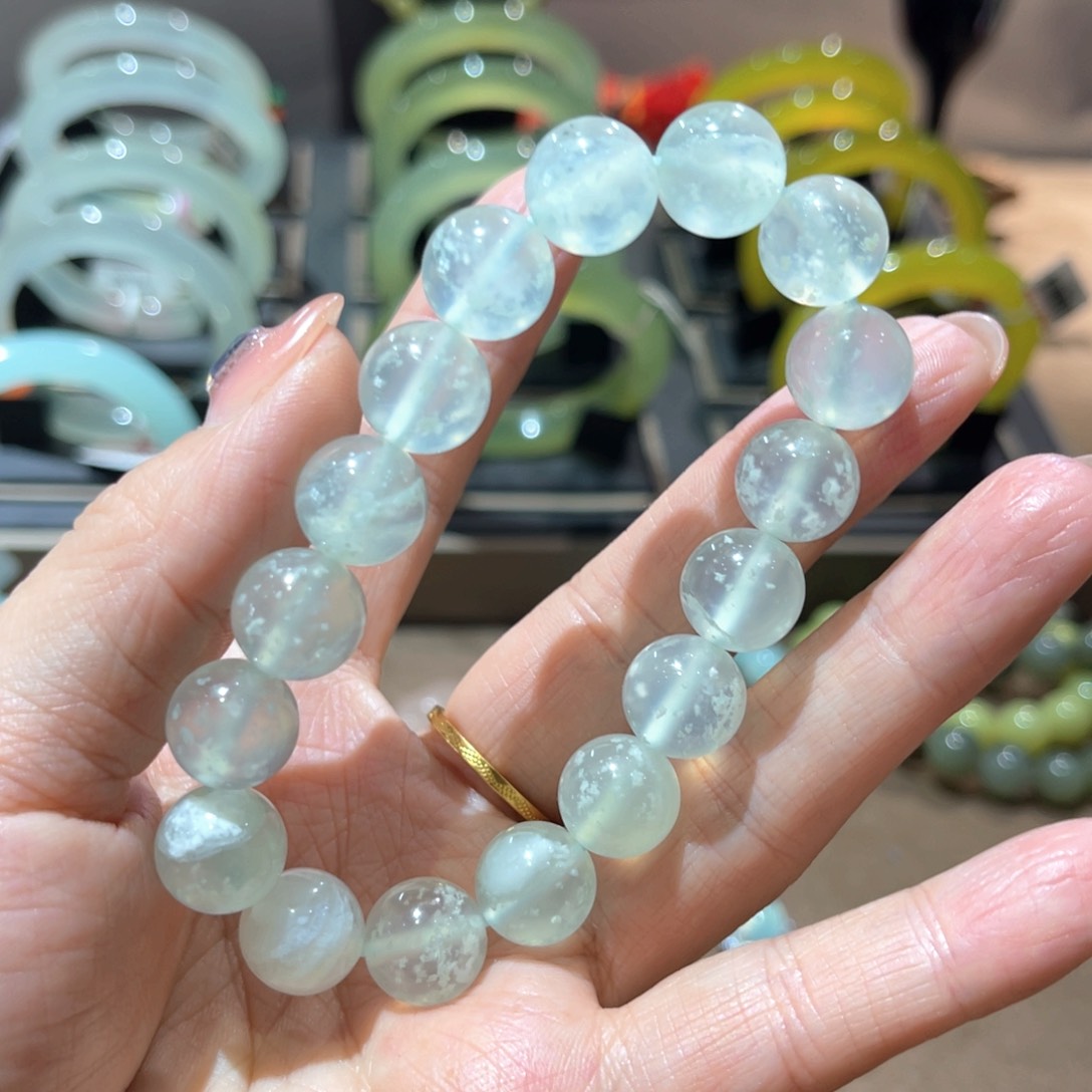 岫玉手镯未镶嵌手镯