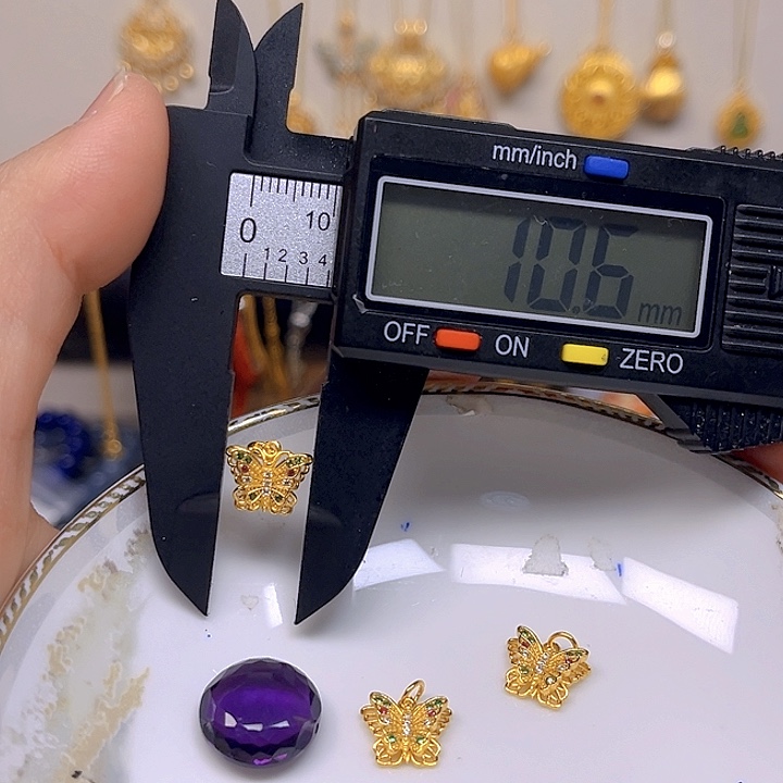 紫晶颈饰银S925镶嵌紫晶925镶嵌194