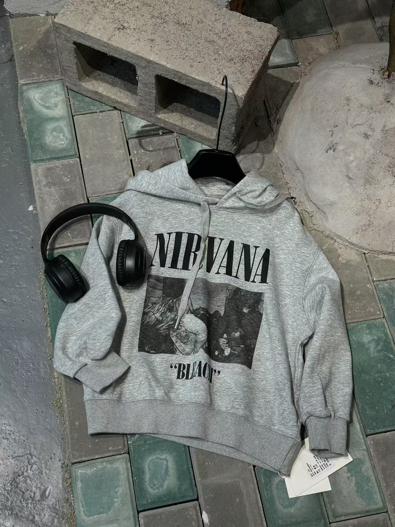 毫 2025 【X】2月11日 男童女童时尚灰色印花卫衣4864-