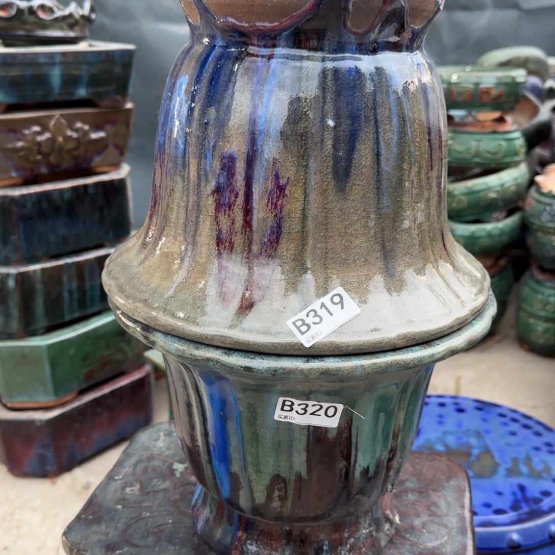 红泥花盆努*319     320    瑕疵品