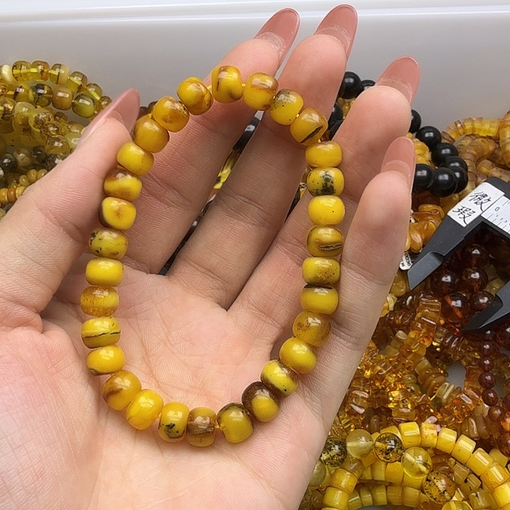琥珀未镶嵌珠宝奇石