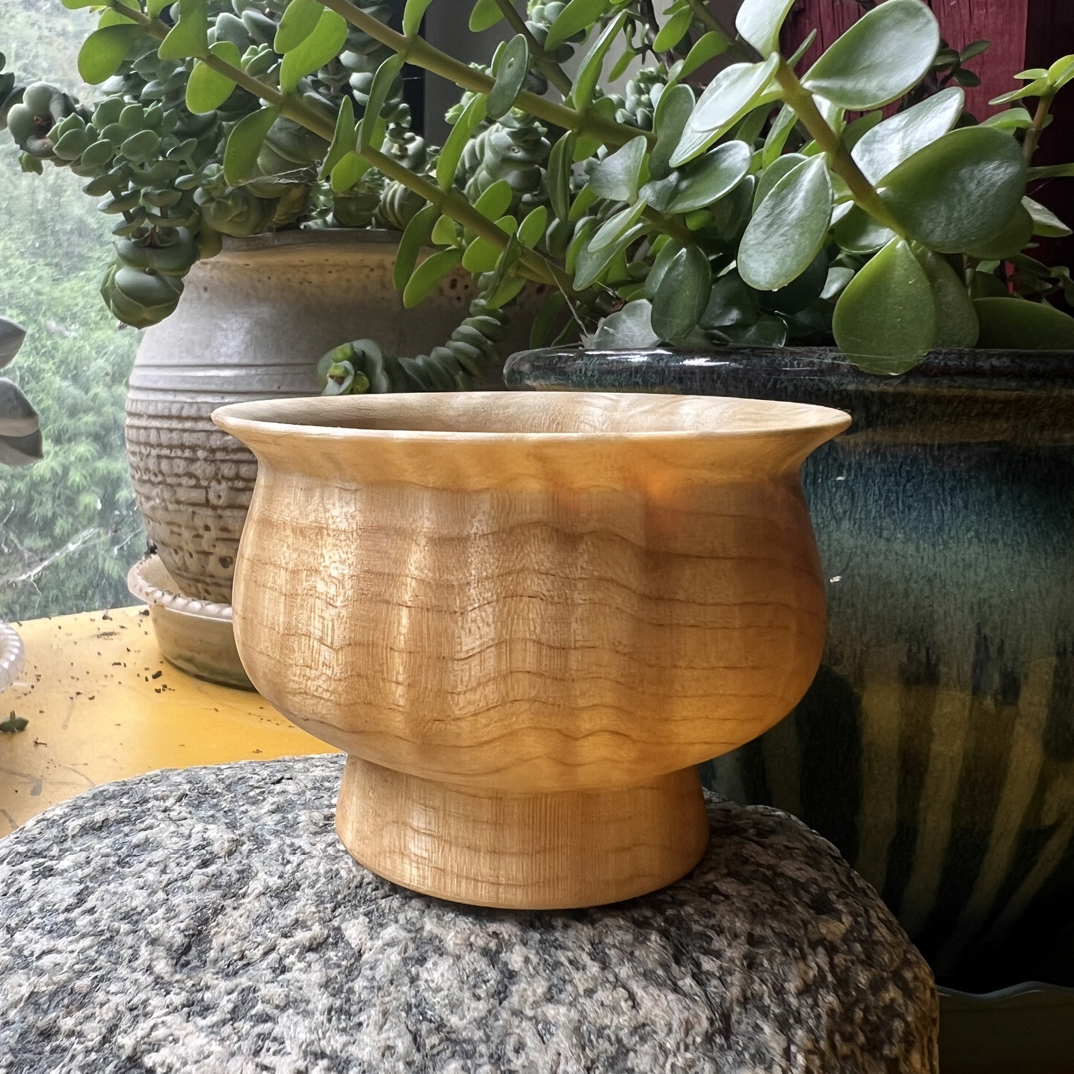 藏式天然花纹纯手工小甜茶杯（7-8公分）一对