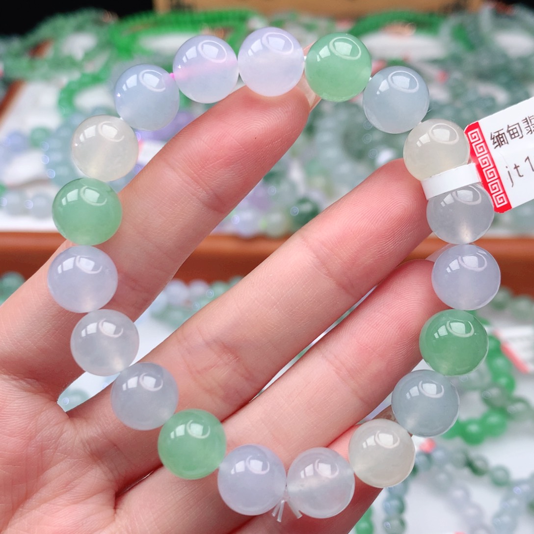 翡翠手链未镶嵌翡翠10mm