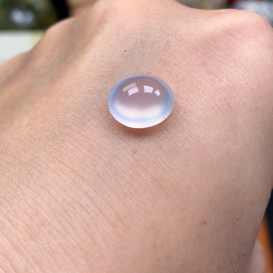 翡翠裸石缅甸天然A货翡翠冰种蛋面