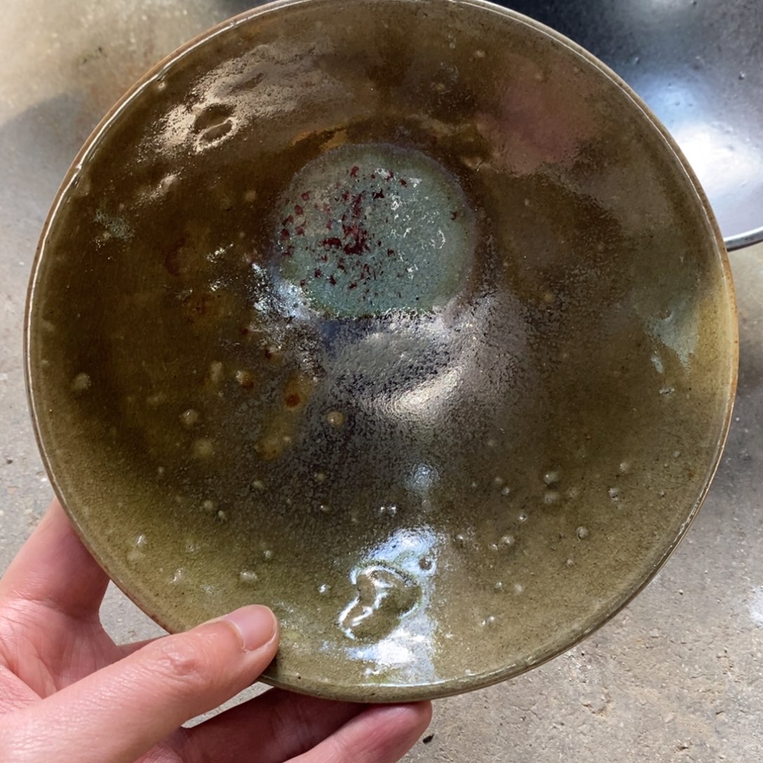 晴***天浪鬼柴烧 釉绘柴烧 器皿