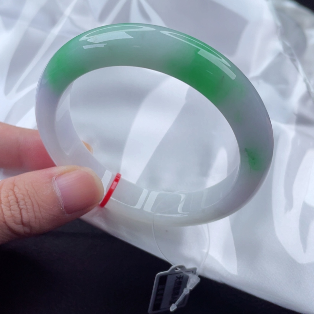 翡翠手镯未镶嵌正圈58