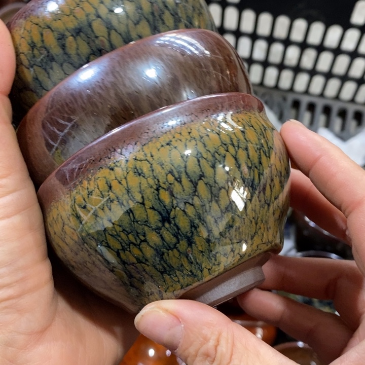 闲***烟茶盏建阳建盏微瑕鹧鸪