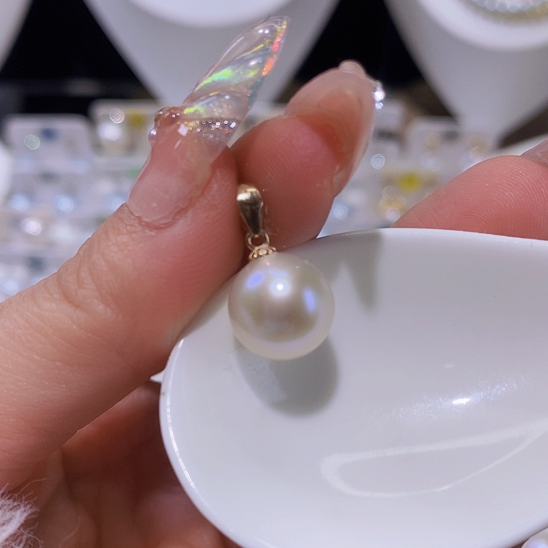 淡水珍珠颈饰银S925镶嵌