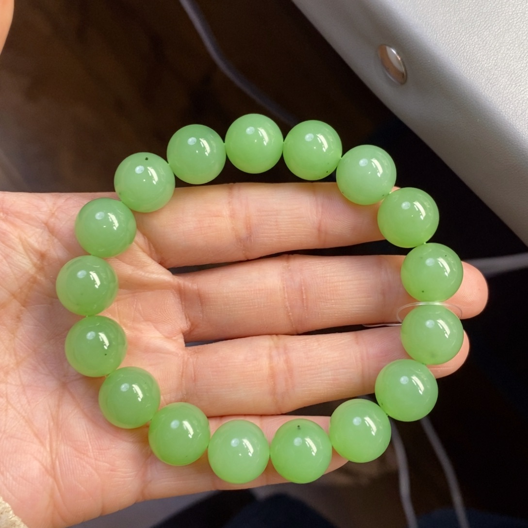 和田玉未镶嵌手串12