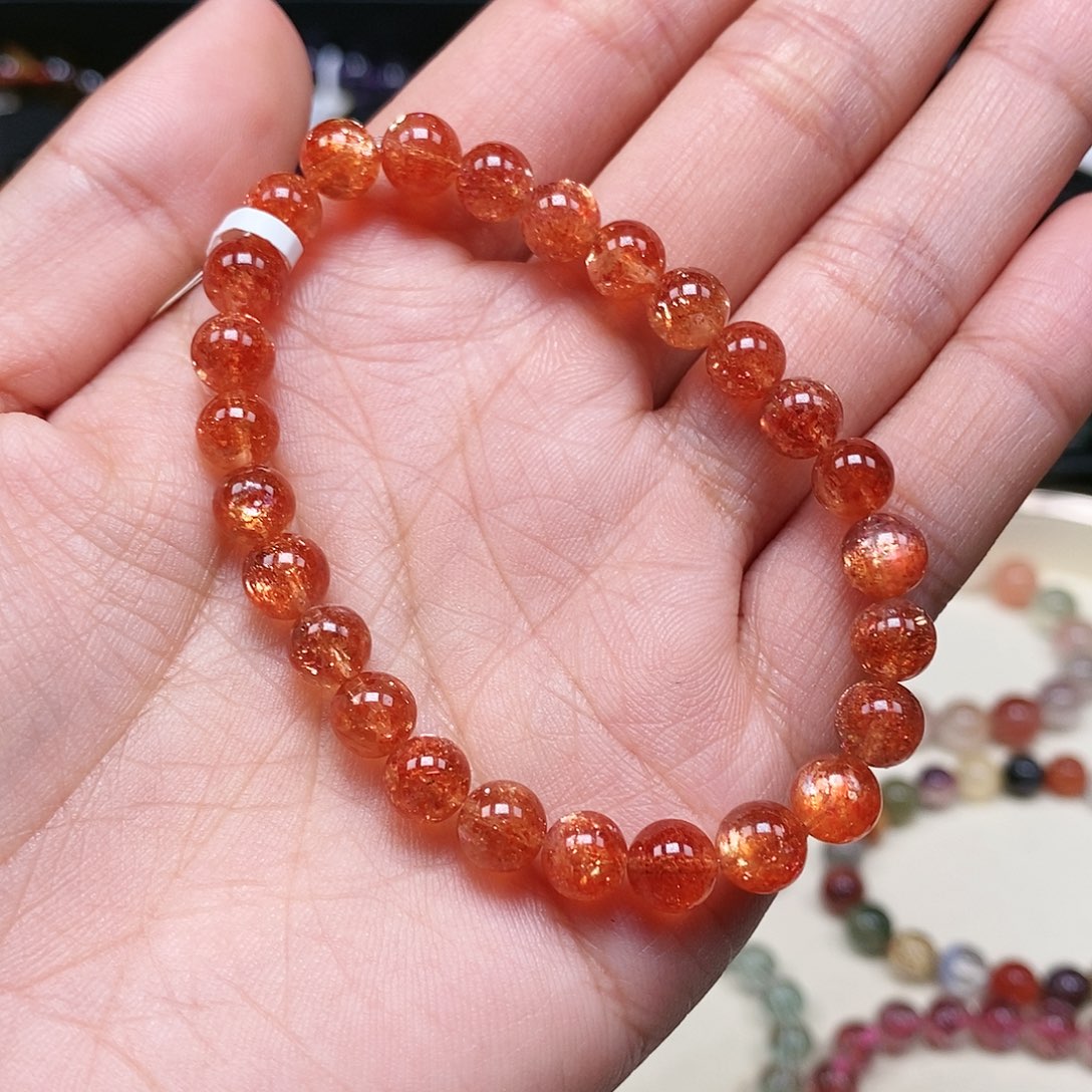 日光石手串未镶嵌