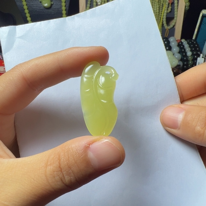 和田玉（黄玉）未镶嵌颈饰