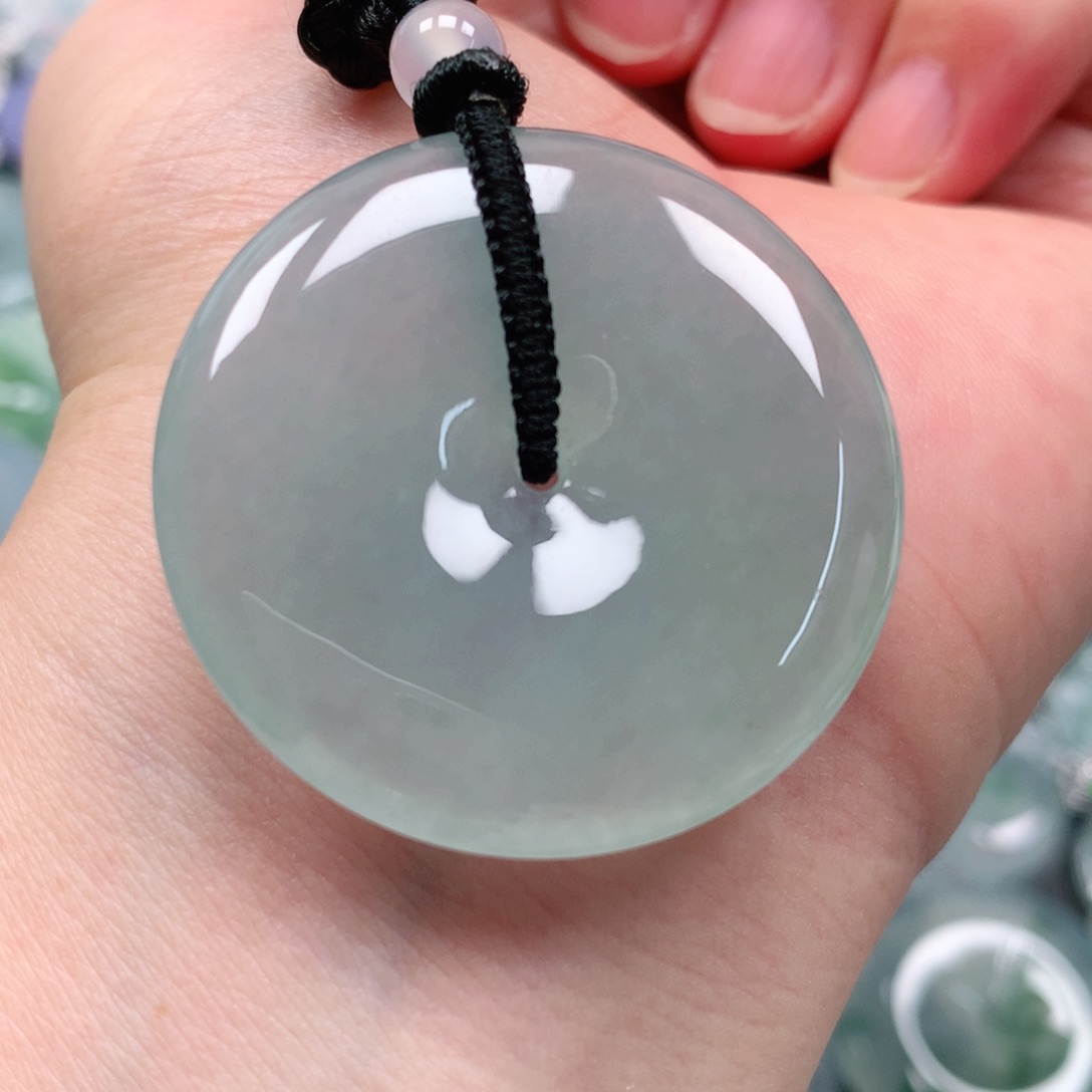 颈饰未镶嵌翡翠天然翡翠