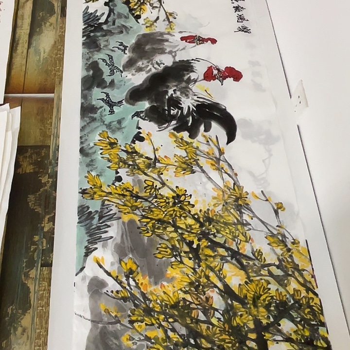 国画张圣敏先生纯手绘作品