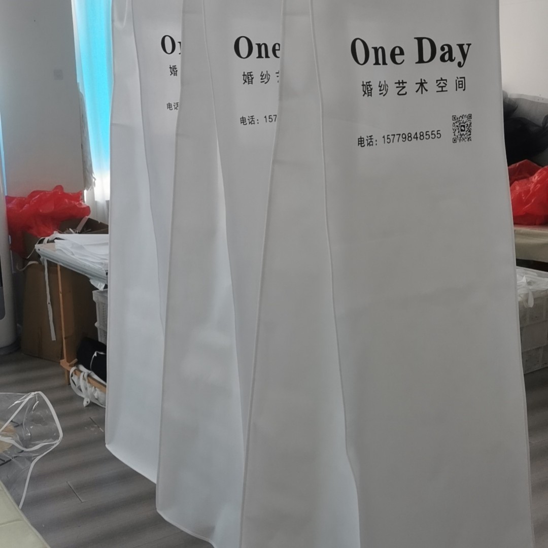 定制logo服装店加厚棉麻盖布橱窗遮挡防尘布罩围挡布